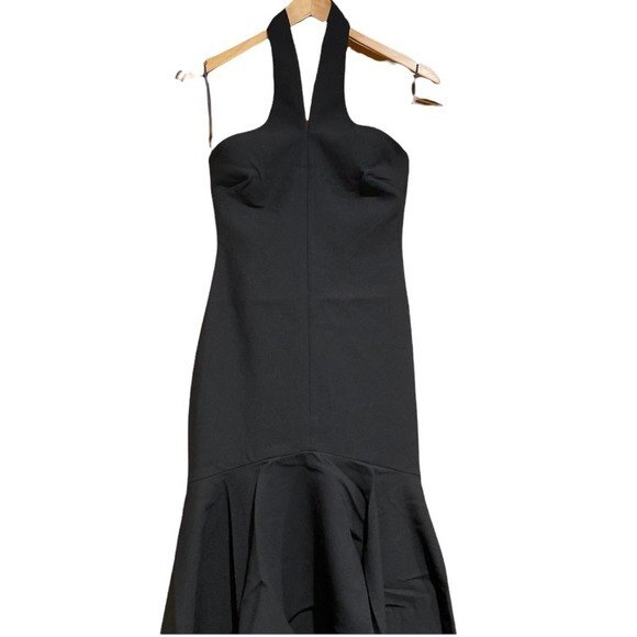Likely x Revolve Formal Black High Low Jenny Gown Halter Top Women’s 0 - Picture 7 of 12